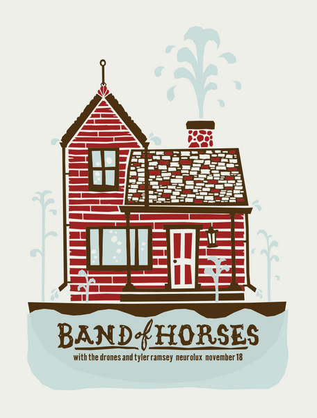 BAND OF HORSES - 2007 Poster