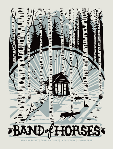 BAND OF HORSES - 2010 Poster