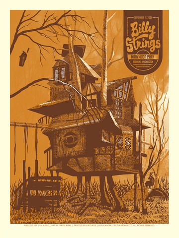 BILLY STRINGS - Redmond 2021 Poster