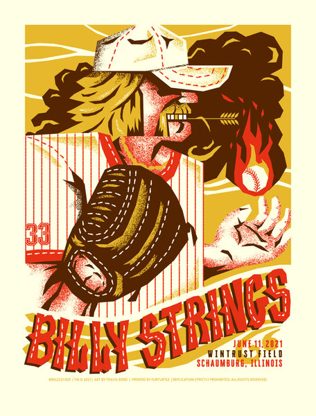 BILLY STRINGS - Schaumburg June 11, 2021 Poster