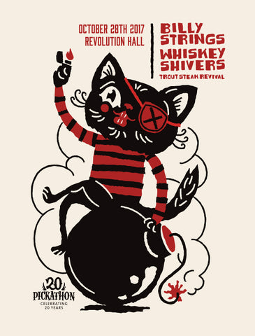 BILLY STRINGS with Whiskey Shivers and Trout Steak Revival Poster