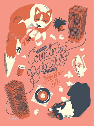 COURTNEY BARNETT - Atlanta 2022 Poster