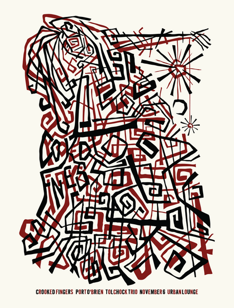 CROOKED FINGERS - 2008 Poster