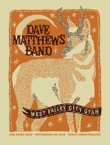 DAVE MATTHEWS BAND - 2009 Poster