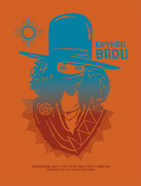ERYKAH BADU - 2013 Poster