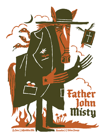 FATHER JOHN MISTY - 2012 Poster
