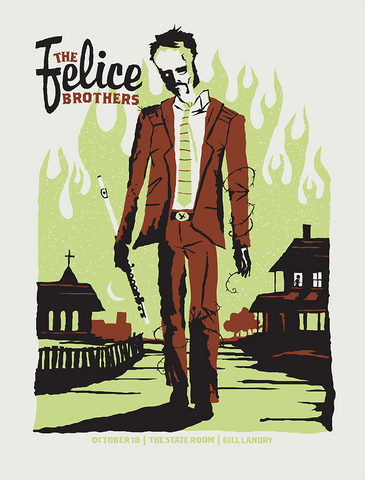FELICE BROTHERS - 2011 Poster