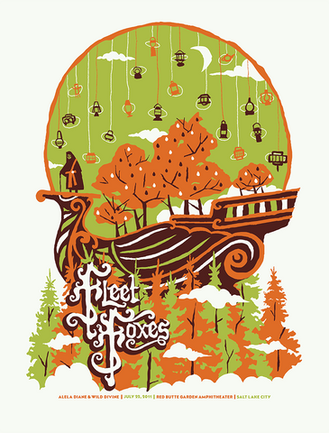 FLEET FOXES - 2011 Poster