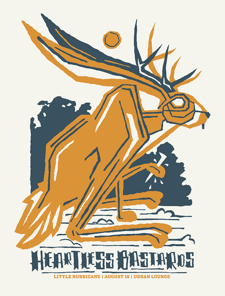 HEARTLESS BASTARDS - 2012 Poster