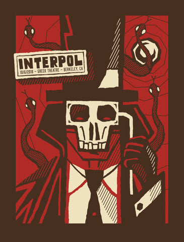 INTERPOL - Berkeley 2018 Poster