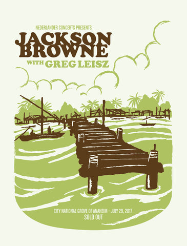 JACKSON BROWNE - 2017 Poster