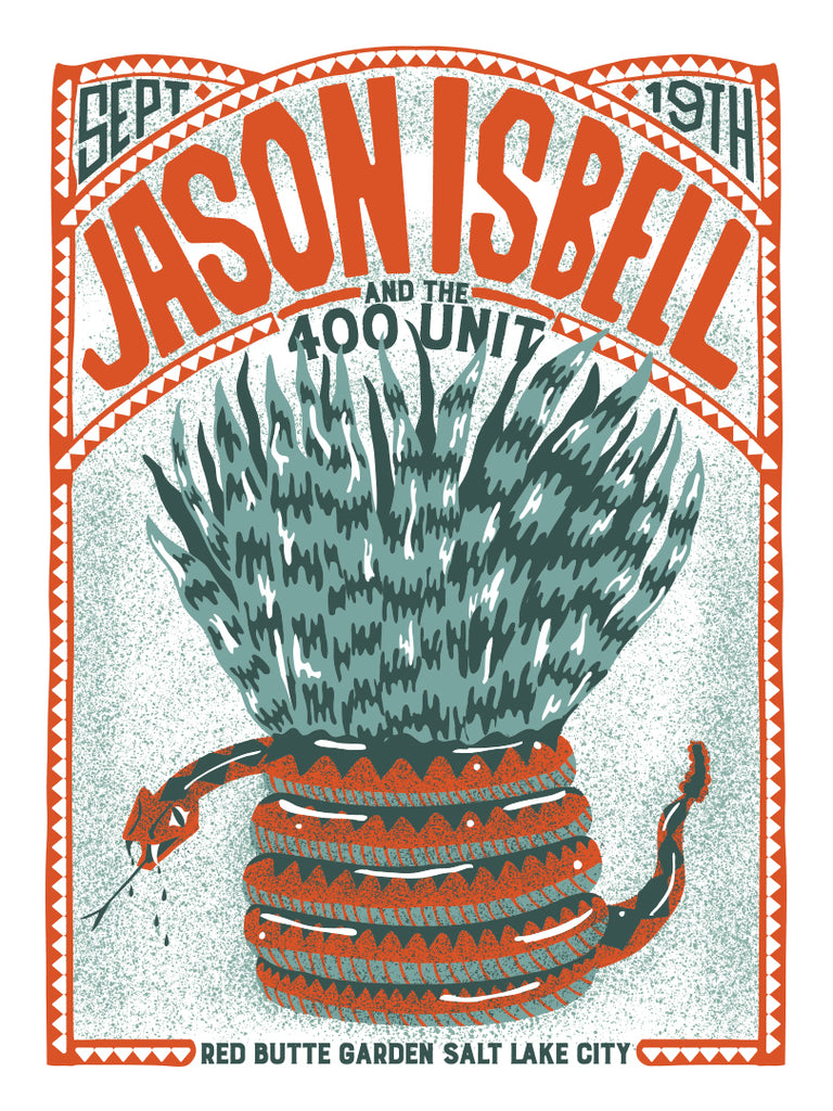 JASON ISBELL and the 400 Unit - 2019 Poster | Furturtle Show Prints