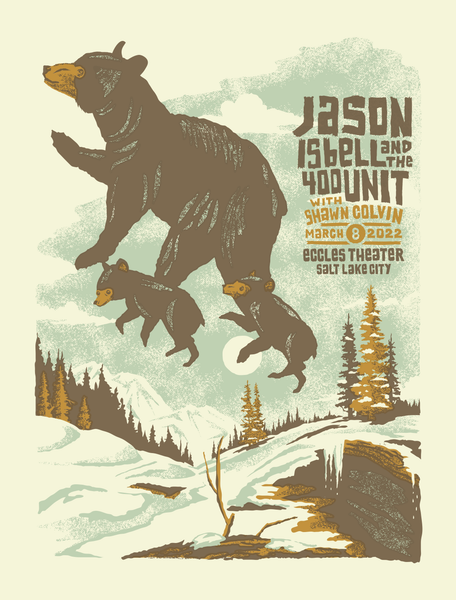 JASON ISBELL and the 400 Unit - Salt Lake City 2022 Poster