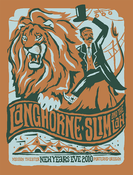 LANGHORNE SLIM - 2010 Poster
