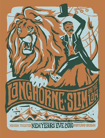 LANGHORNE SLIM - 2010 Poster
