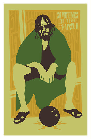 The Big Lebowski - Sometimes the B'ar - Giclee Art Print