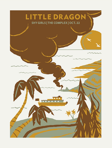 LITTLE DRAGON - 2014 Poster