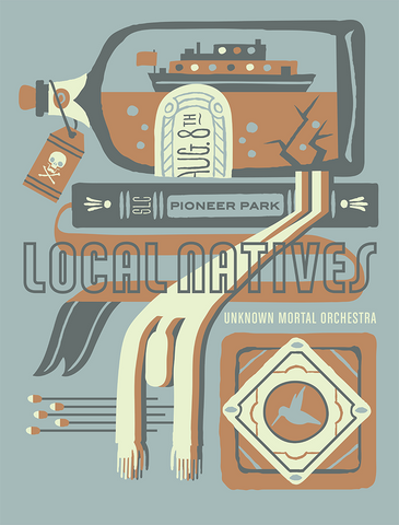 LOCAL NATIVES - 2014 Poster