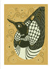 LOON WITH BABY Giclee Art Print