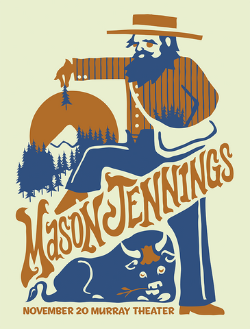 MASON JENNINGS - Murray Theater 2008 Poster