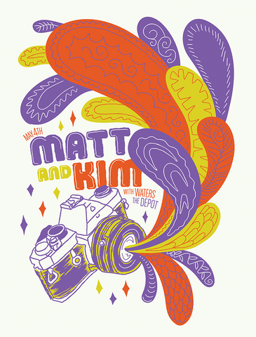 MATT AND KIM - 2015 Poster