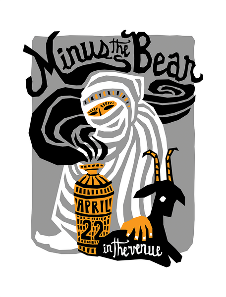 MINUS THE BEAR - 2008 Poster | Furturtle Show Prints MINUS THE BEAR - 2008 Poster | Furturtle Show Prints