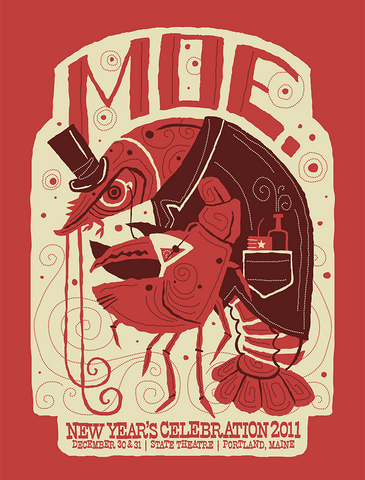 moe. - NYE 2011 Poster