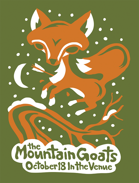the MOUNTAIN GOATS - 2008 Poster
