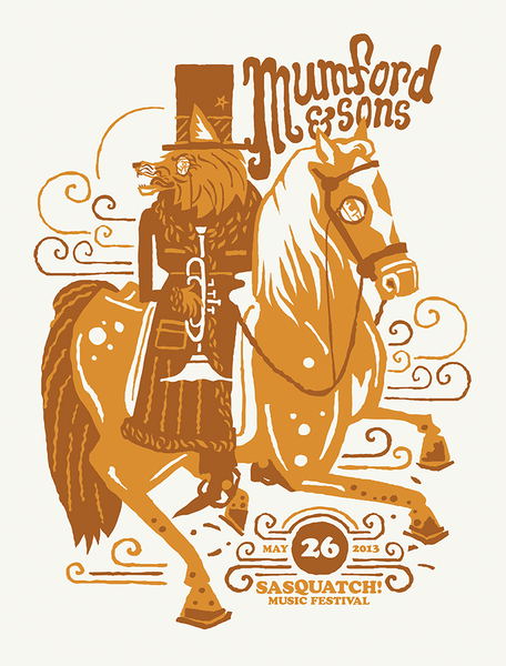 MUMFORD & SONS - 2013 Poster | Furturtle Show Prints