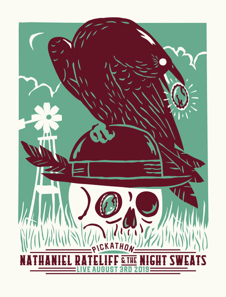 NATHANIEL RATELIFF & THE NIGHT SWEATS - Pickathon 2019 Poster