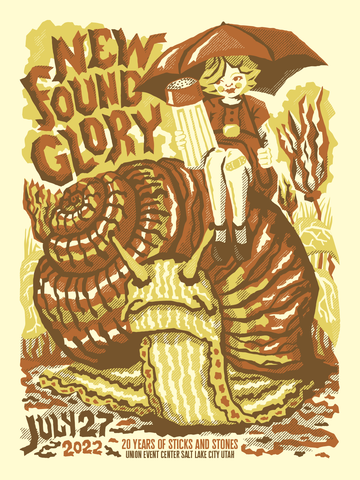 NEW FOUND GLORY - Salt Lake City 2022 Poster