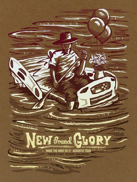 NEW FOUND GLORY - Salt Lake City 2023 Poster