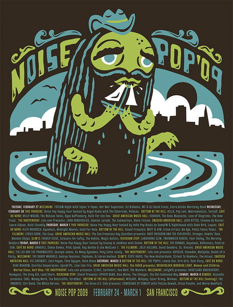 NOISE POP - 2009 Poster