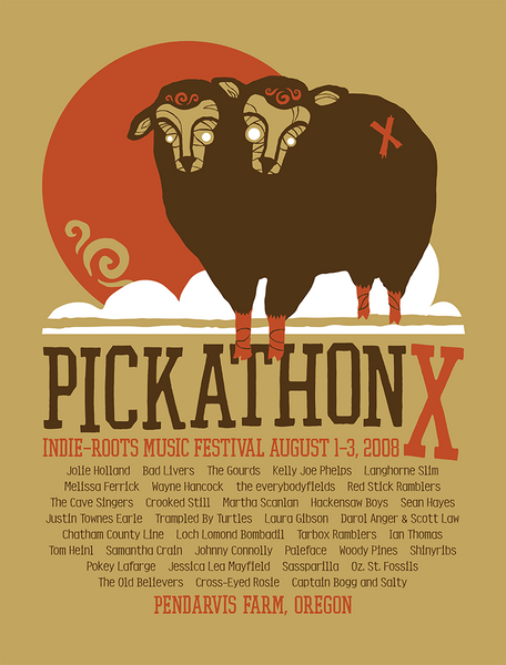 PICKATHON 2008 Festival Poster