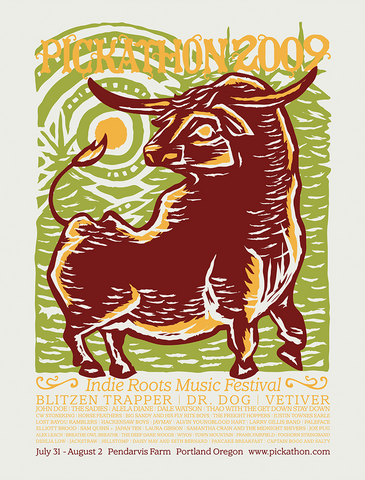 PICKATHON 2009 Festival Poster