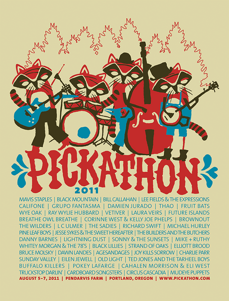 PICKATHON 2011 Festival Poster