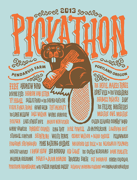 PICKATHON 2013 Festival Poster