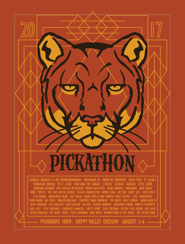 PICKATHON 2017 Festival Poster