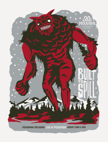 BUILT TO SPILL - Pickathon 2018 Poster