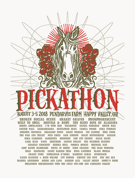 PICKATHON 2018 Festival Poster