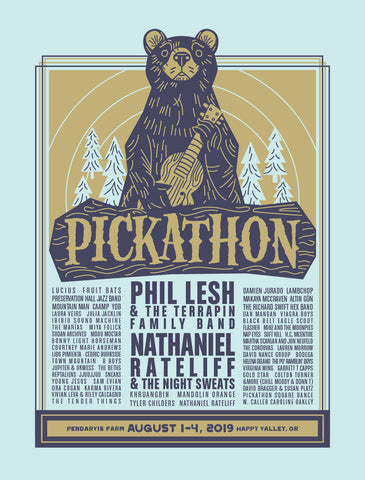PICKATHON 2019 Festival Poster