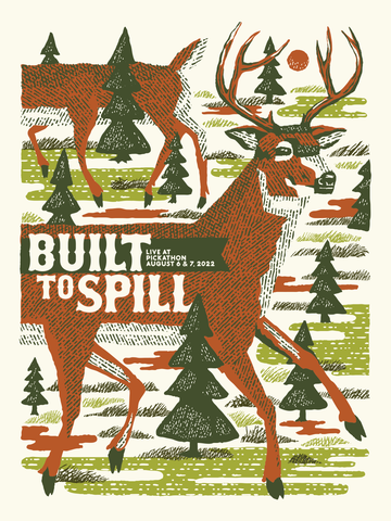 BUILT TO SPILL - Pickathon 2022 Poster