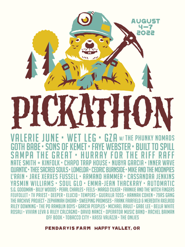 PICKATHON 2022 Festival Poster
