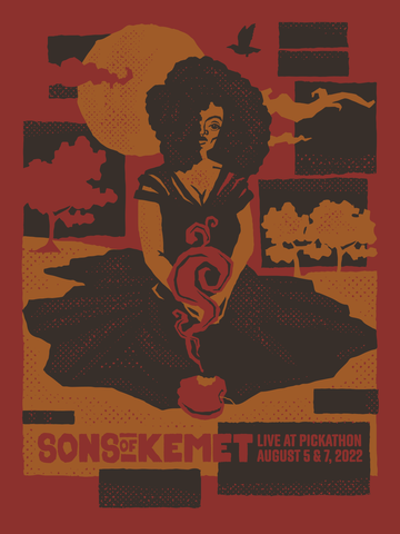 SONS OF KEMET - Pickathon 2022 Poster