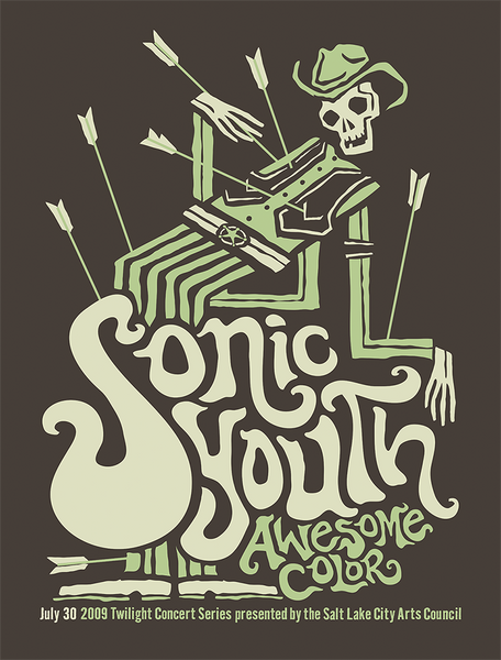 SONIC YOUTH - 2009 Poster