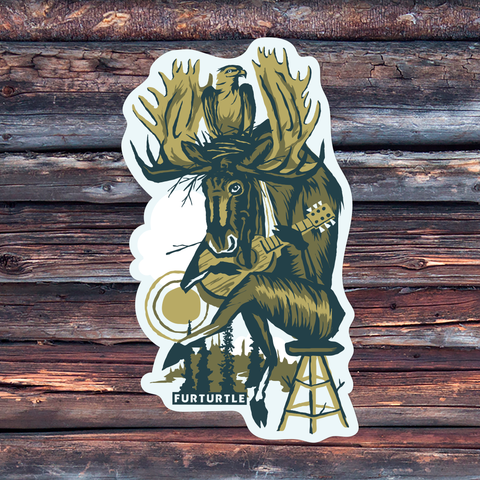 Moosician's Pal Vinyl Sticker