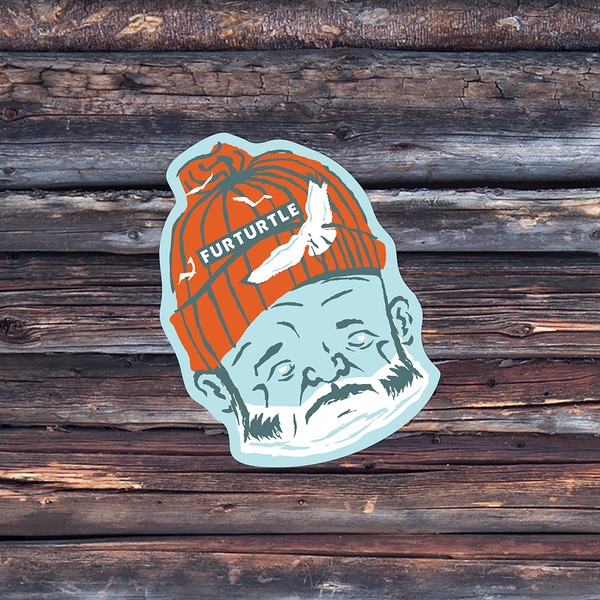 Old Man and the Sea Vinyl Sticker