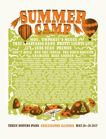 Summer Camp - 2017 Full Lineup Poster