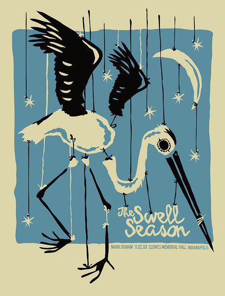 the SWELL SEASON - Indianapolis 2009 Poster