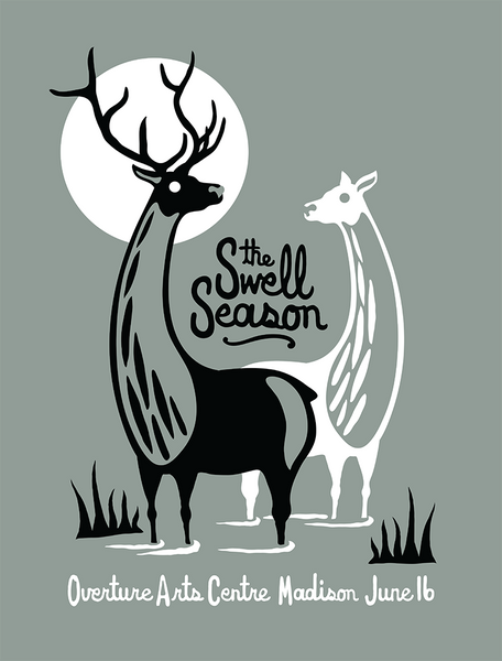 the SWELL SEASON - Madison 2008 Poster